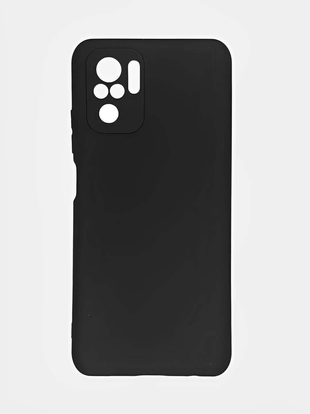 Чехол Xiaomi Redmi Note 10 / Redmi Note 10S / Poco M5s черный силиконовый Редми Нот Поко