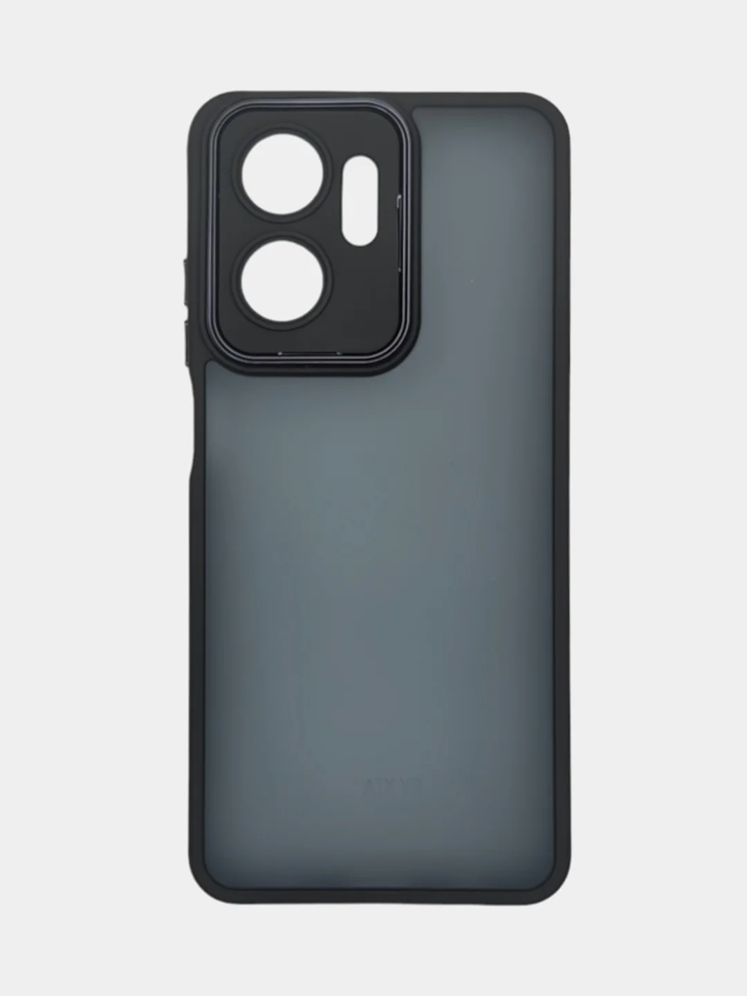 Бордовый чехол матовый для Honor X7a / Хонор Х7а, пластиковый, полупрозрачный, с глянцевой рамкой