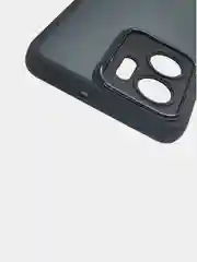 Бордовый чехол матовый для Honor X7a / Хонор Х7а, пластиковый, полупрозрачный, с глянцевой рамкой