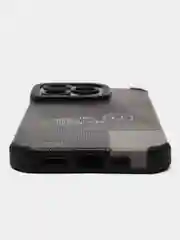 Серый меланж чехол для iPhone (Айфон) 11, 12, 13, Pro, Pro Max, 14, 15, Pro, Pro Max