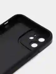 Черный чехол для iPhone (Айфон) 11, 12, 13, Pro, Pro Max, 14, 15, Pro, Pro Max
