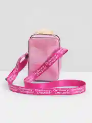 Сумка через плечо, для девочки, розовая, с игрушкой, 16 х 11,5 см, детская из эко-кожи