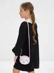 Белый детская плюшевая сумка, через плечо