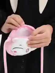 Белый детская плюшевая сумка, через плечо