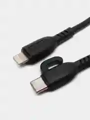 Черный сетевое зарядное устройство BOROFONE BAS14A (PD20W+QC3.0) + кабель для iPhone и Android