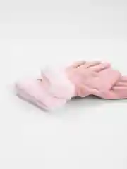 Розовый сенсорные женские зимние перчатки
