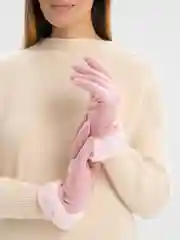 Конфетный сенсорные женские зимние перчатки