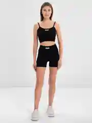 Фиолетовый велосипедки и топ, женский спортивный комплект