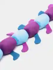 Синий игрушка детская мягкая Собака мопс-гусеница Пи Джей