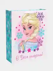 Пакет "С днем рождения" для девочек "Холодное сердце", 31 х 40 х 11 см