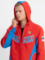 Красный ветровка мужская Russia/ Россия, спортивная куртка мужская / костюм верх