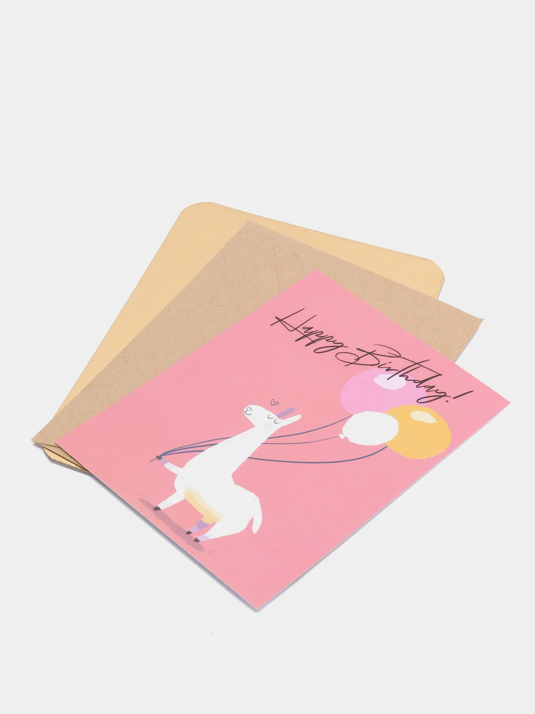 ART CARD - Открытка "Лама с шарами"