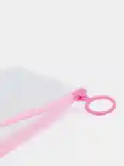 Прозрачный пенал-косметичка полупрозрачный "Единорог" на zip-lock застежке