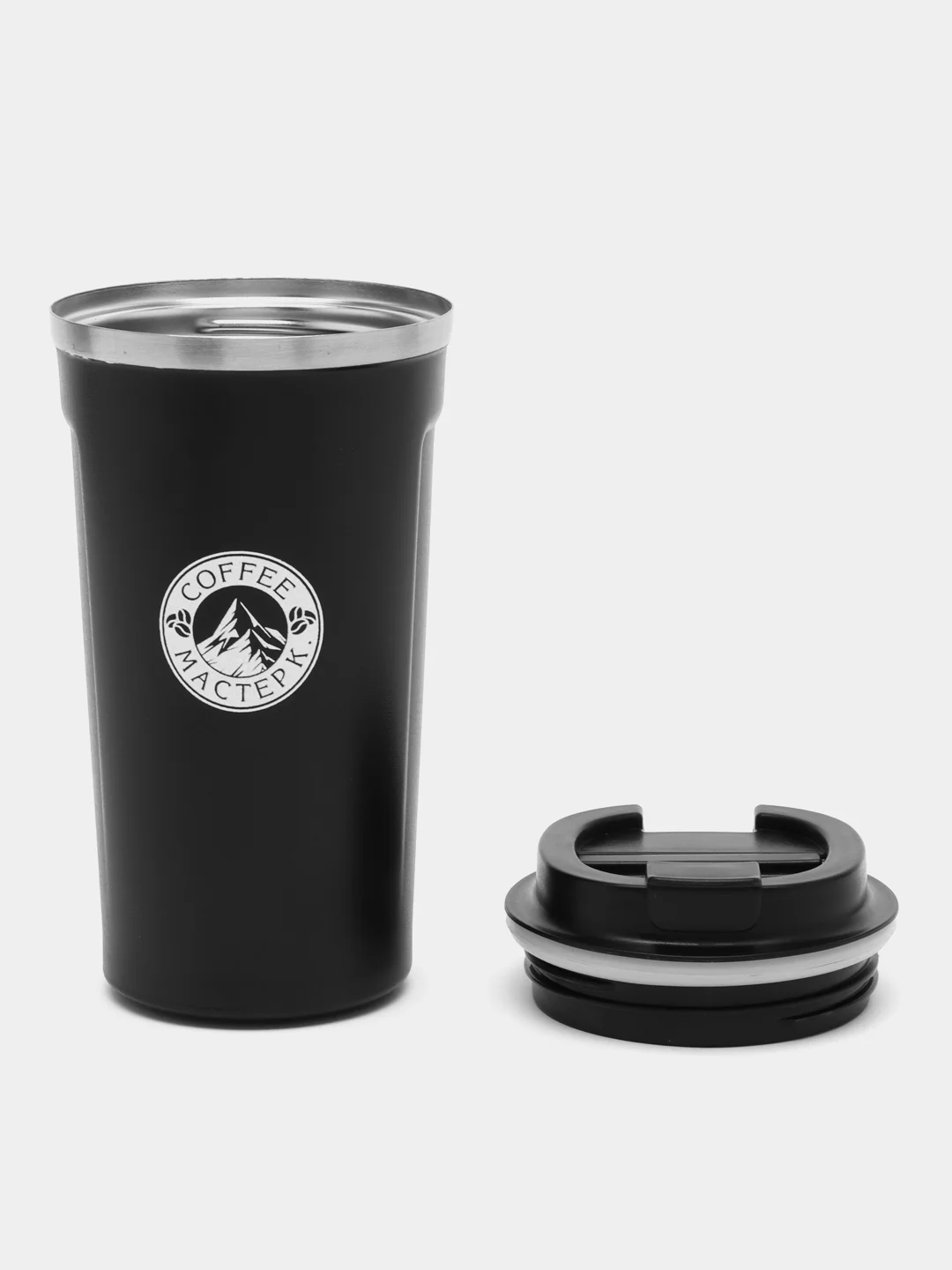 Термокружка, серия: Original, "Мастер К. Coffee" 500 мл, сохраняет тепло 10 ч, чёрная