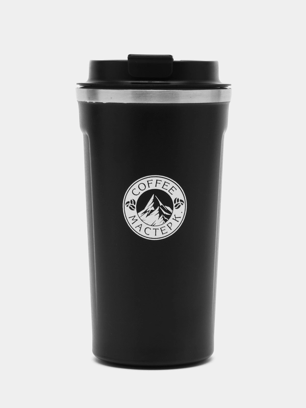 Термокружка, серия: Original, "Мастер К. Coffee" 500 мл, сохраняет тепло 10 ч, чёрная