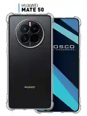 Прозрачный противоударный чехол ROSCO для Huawei Mate 50, силиконовый, с усиленными углами