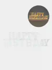 Светящаяся надпись буквы Happy Birthday (С Днем рождения), ночник на батарейках