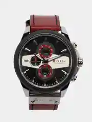 Серый мужские наручные часы Curren 8394 с хронографом в подарочной упаковке