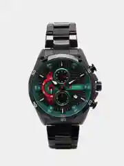 Серебряный мужские наручные часы Curren 8402 с хронографом в подарочной упаковке