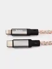 Data Кабель Hoco U112, Type-C to IP, 1 м, 3A, светящийся