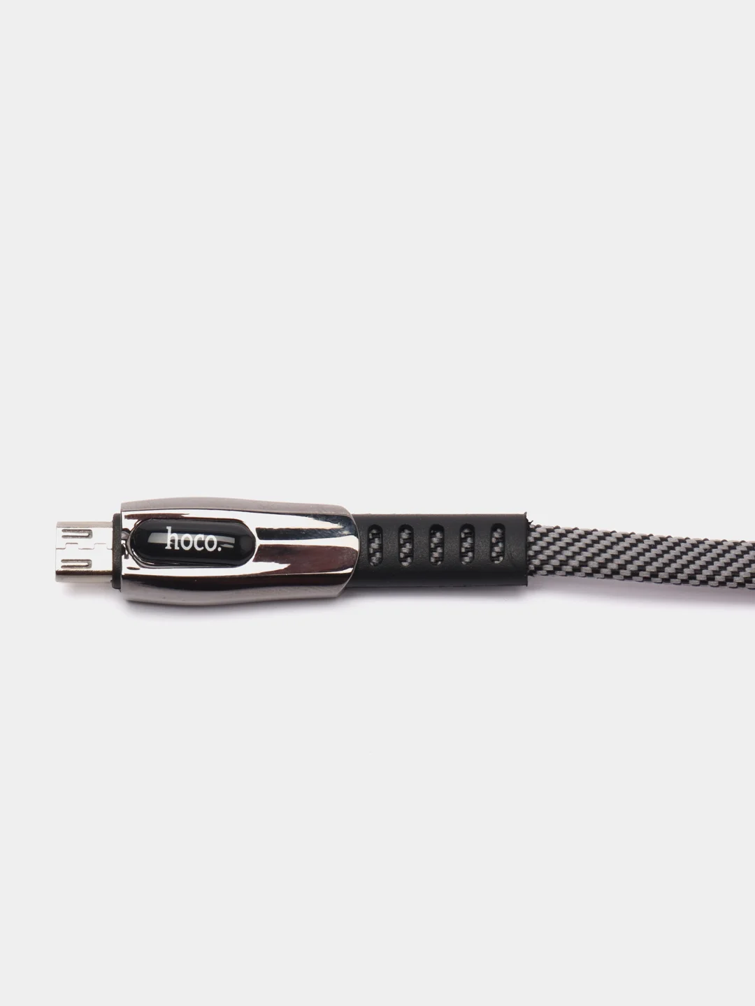 Hoco U70 USB на Micro-USB, Lightning, Type-C зарядный дата кабель 1,2 м, нейлоновая оплетка