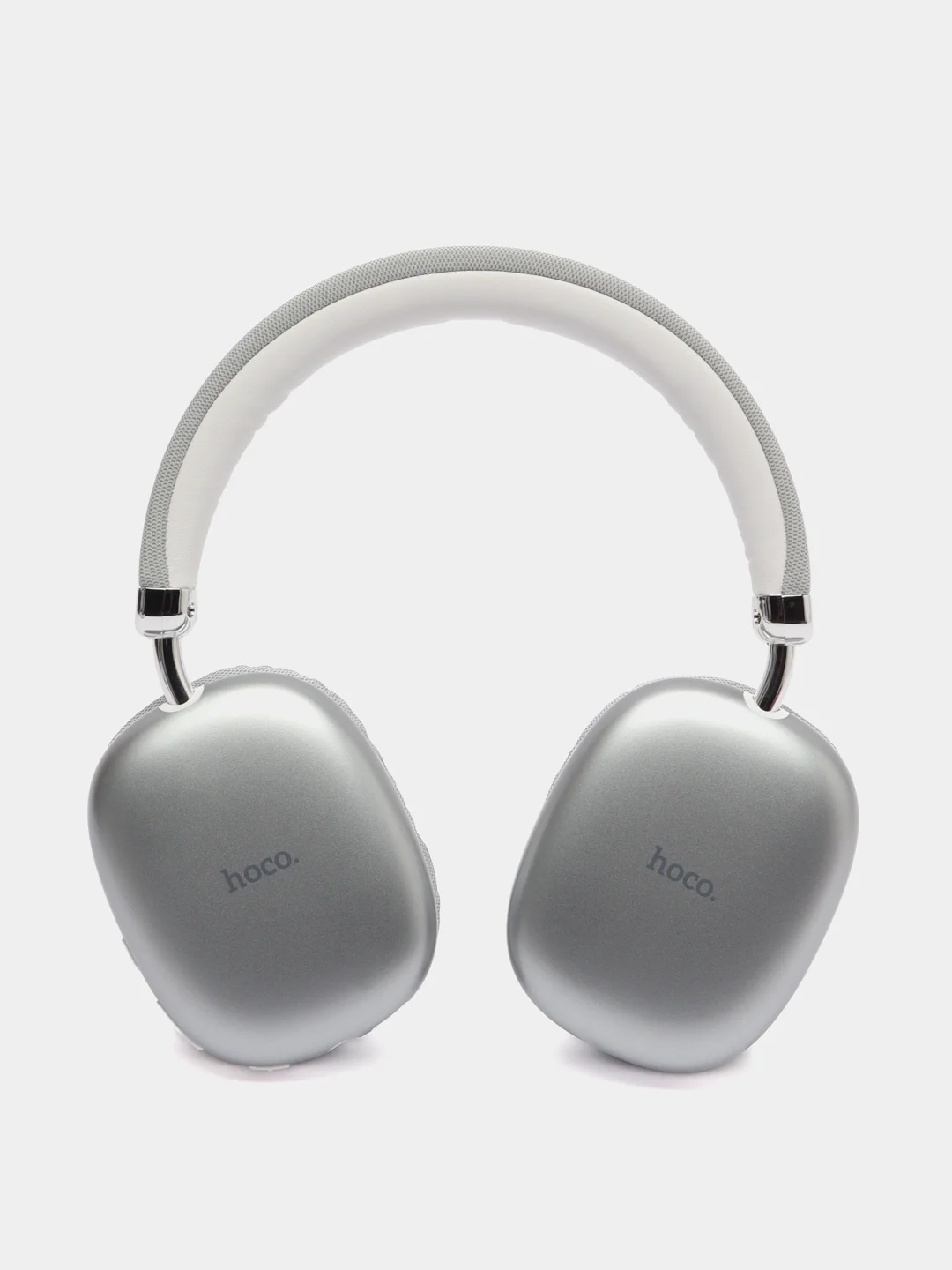 Серебряный наушники беспроводные Hoco W-35 Premium, Bluetooth, Type-C, Jack 3.5