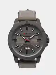 Серый мужские наручные часы Curren 8376 с хронографом в подарочной упаковке