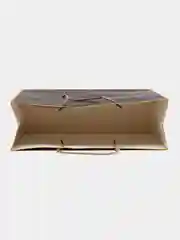 Синий подарочный пакет однотонный