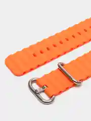 Оранжевый силиконовый ремешок Ocean Watch для Apple Watch Series Ultra 8 7 6 5 SE