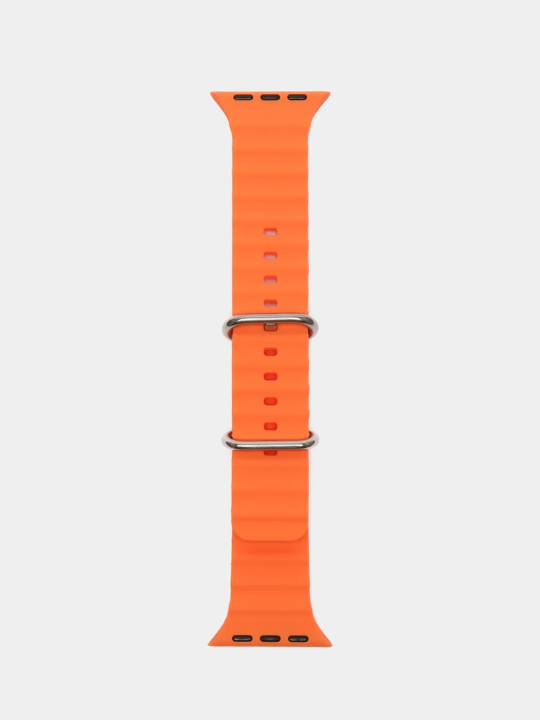 Оранжевый силиконовый ремешок Ocean Watch для Apple Watch Series Ultra 8 7 6 5 SE