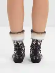 Шоколадный женские шерстяные носки