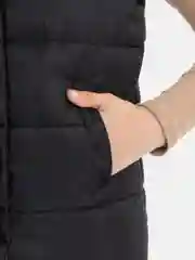 Черный жилет утепленный, женский