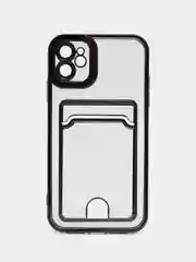 Чехол на Айфон, с карманом для карт, IPhone XR 11 12 13 14 15 Pro Max, картхолдер