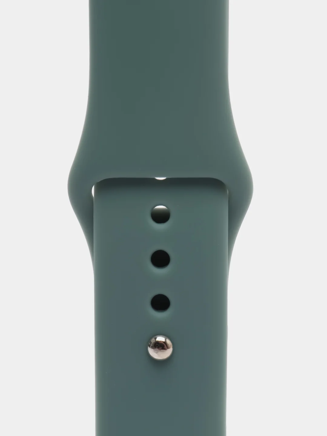 Зеленый ремешок, силиконовый, цветной, для Apple Watch, 38, 40, 42, 44, 45, 49 мм