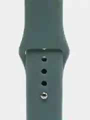 Зеленый ремешок, силиконовый, цветной, для Apple Watch, 38, 40, 42, 44, 45, 49 мм