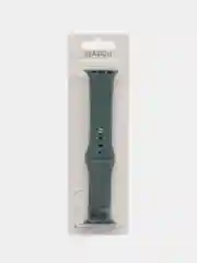 Зеленый ремешок, силиконовый, цветной, для Apple Watch, 38, 40, 42, 44, 45, 49 мм