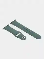 Зеленый ремешок, силиконовый, цветной, для Apple Watch, 38, 40, 42, 44, 45, 49 мм