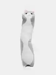 Серый мягкая игрушка Кот батон / 50 70 90 / Антистресс / Кот Сосиска / Кот подушка / Кот длинный