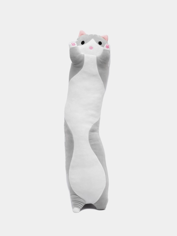 Мягкая игрушка Кот батон / 50 70 90 / Антистресс / Кот Сосиска / Кот подушка / Кот длинный