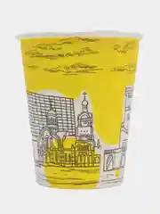 Стакан "Города" для горячих напитков, 250 мл, диаметр 80 мм