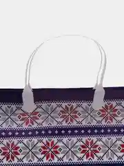 Лесной зеленый пакет с пластиковой ручкой, подарочный, 38 х 38 см