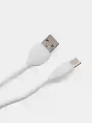 Белый зарядное устройство Borofone BA47A + кабель Type-C / 18 Вт быстрая зарядка