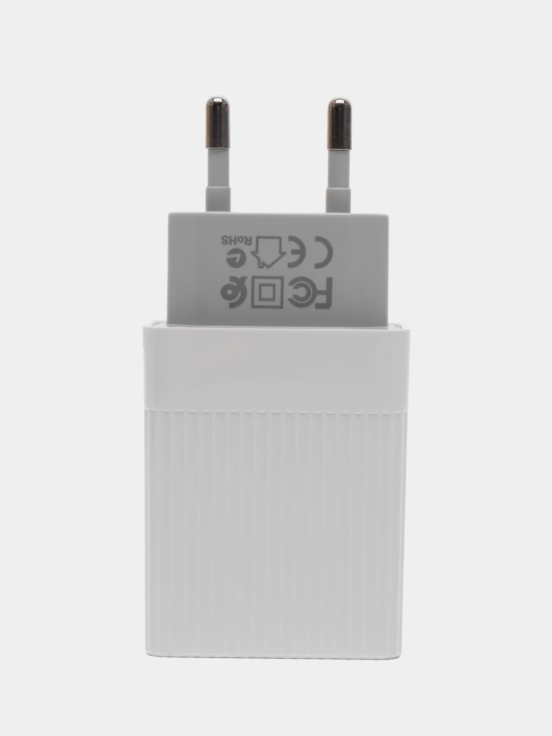 Белый зарядное устройство Borofone BA47A + кабель Type-C / 18 Вт быстрая зарядка