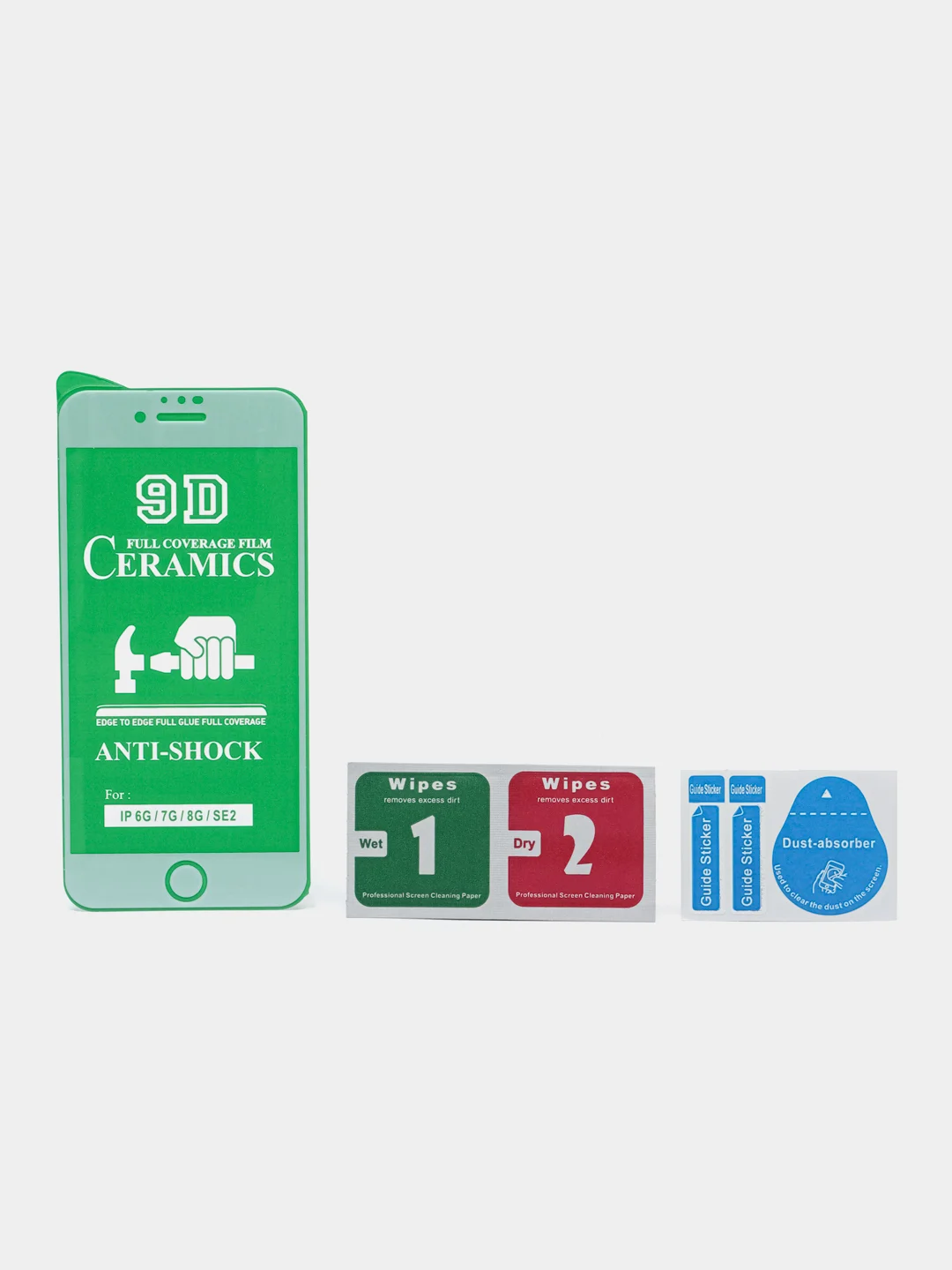 Белый гибкое стекло-пленка на iPhone 6 / 7 / 8. Керамика