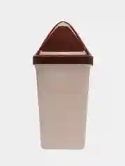 Бежевый ведро для мусора / контейнер СВИНГ IDEA