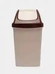 Бежевый ведро для мусора / контейнер СВИНГ IDEA