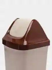 Бежевый ведро для мусора / контейнер СВИНГ IDEA