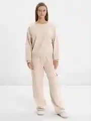 Бежевый костюм женский спортивный