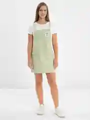 Салатовый сарафан женский