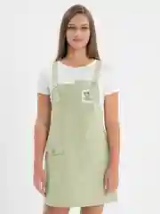 Салатовый сарафан женский